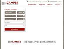 Tablet Screenshot of bestcamper.net